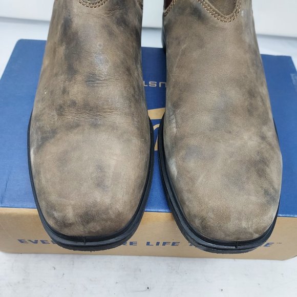 Blundstone MENS Chelsea Rustic Brown Boot - Picture 6 of 8